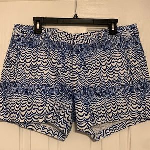 Size 10 blue printed shorts